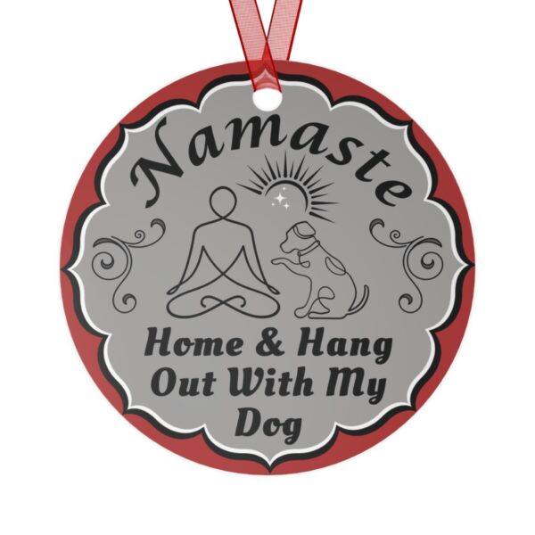 Namaste Dog Lover Holiday Ornament