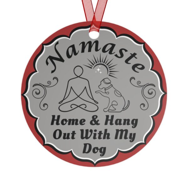 Namaste Dog Lover Holiday Ornament - Image 2