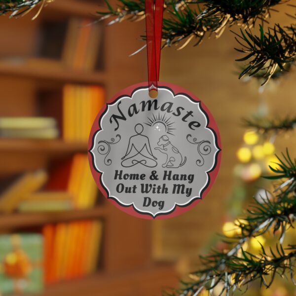 Namaste Dog Lover Holiday Ornament - Image 4