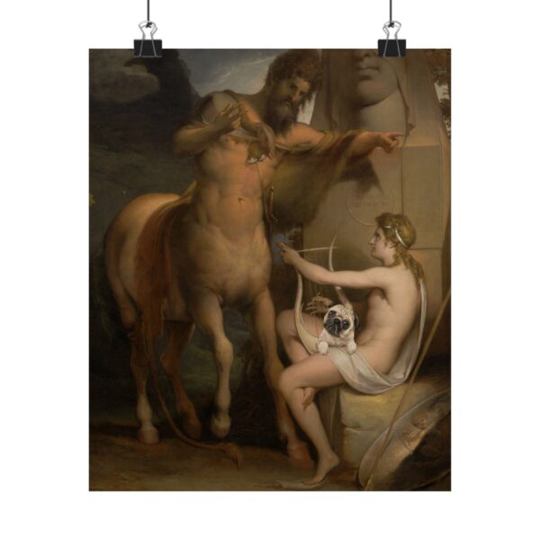 Pug in Art Poster